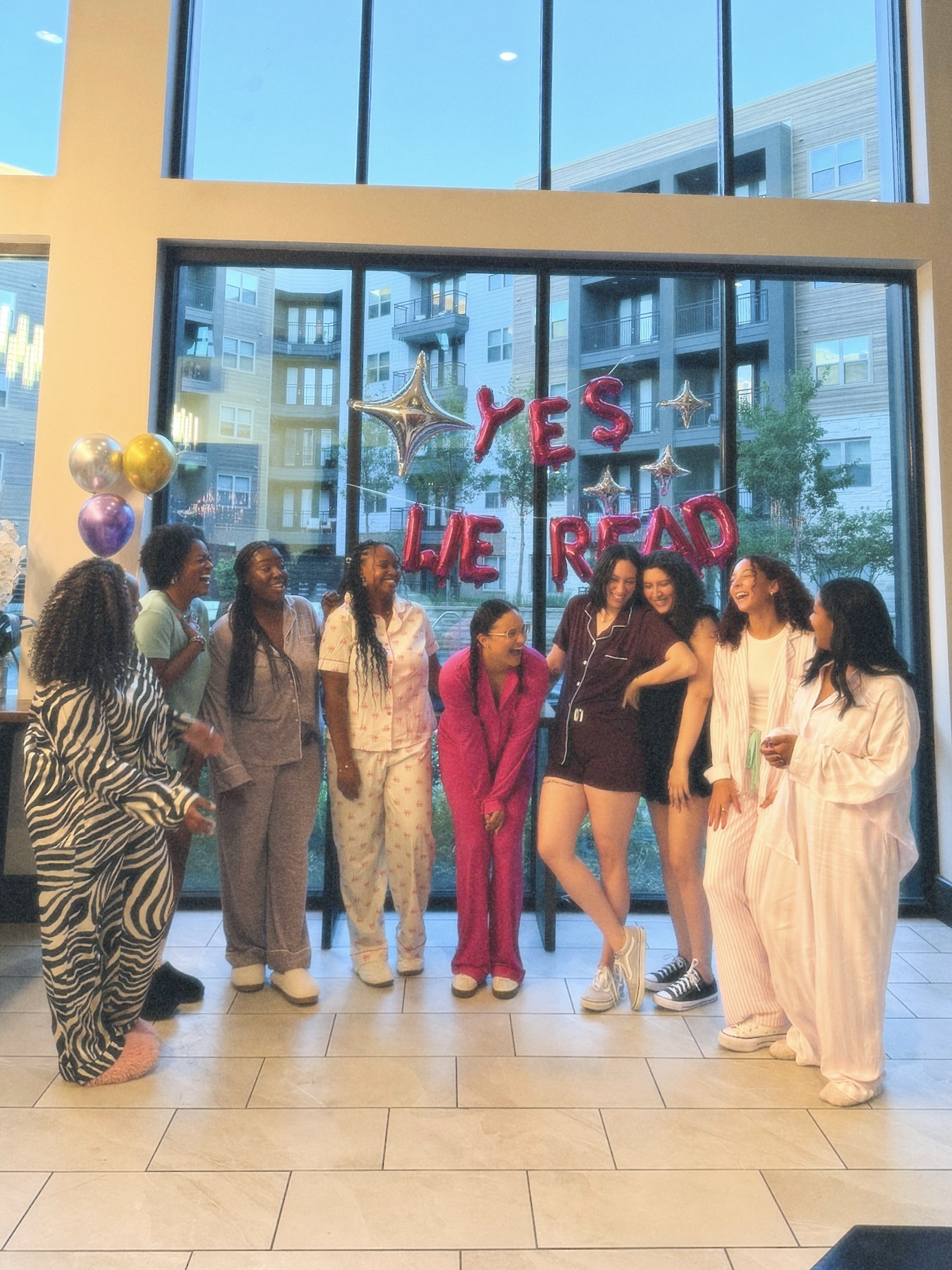 Yes, We Read pajama party